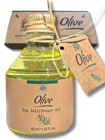 Roomsium  Olive 125 Piece Travel Size Toiletries Kit  Olive Blossom Scented Perfect For Vacation Rentals, Hotels, SPA