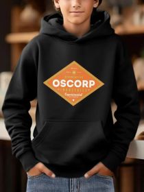 Men's Printed Hooded Sweatshirt (Option: Black-M)