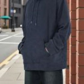 Export Quality English European And American Sizes Jacquard Round Neck Hoodie For Men And Women (Option: Blue-S)