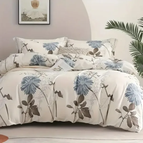 Haoyijia Big Flower Duvet Cover Queen (Option: Queen)